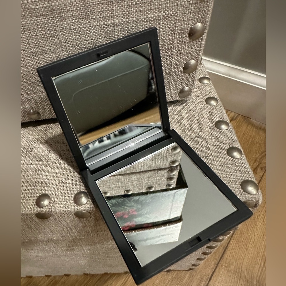 Steve Madden Black Compact Mirror